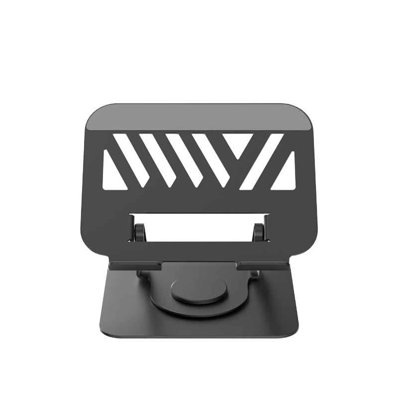 All-Metal Desktop Phone Stand, Multi-functional 360° Rotatable Foldable Lazy Phone/Tablet Universal Support Stand