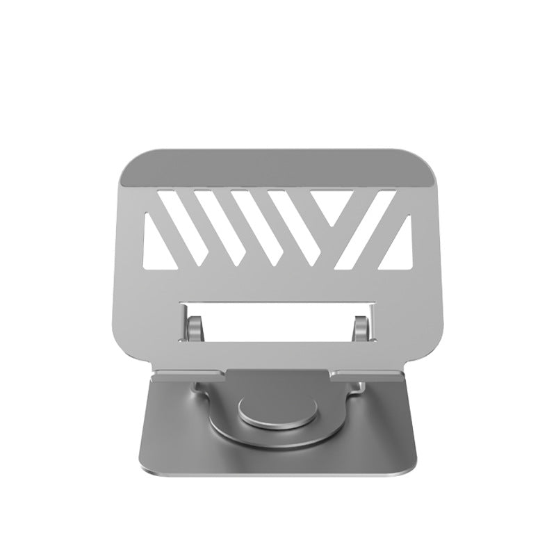 All-Metal Desktop Phone Stand, Multi-functional 360° Rotatable Foldable Lazy Phone/Tablet Universal Support Stand