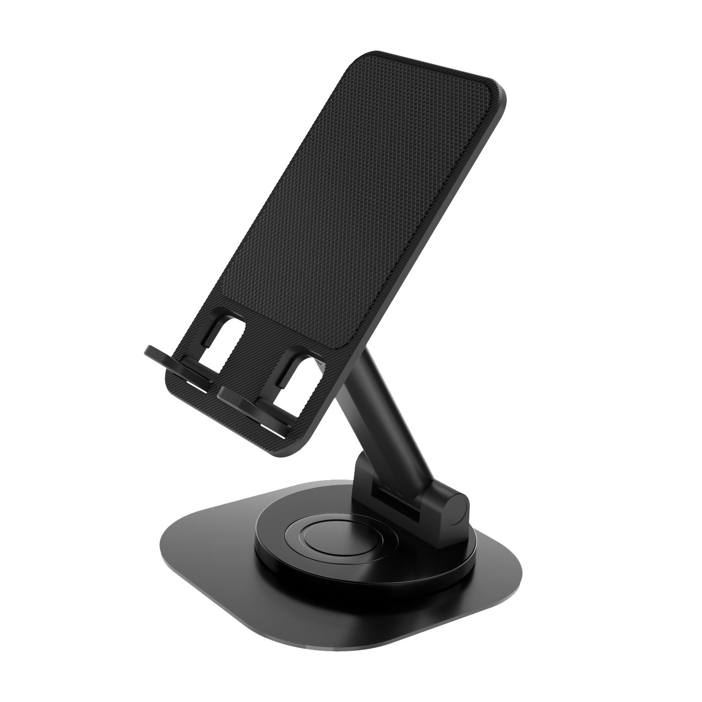 All-Metal Desktop Phone Stand, Multi-functional 360° Rotatable Foldable Lazy Phone/Tablet Universal Support Stand