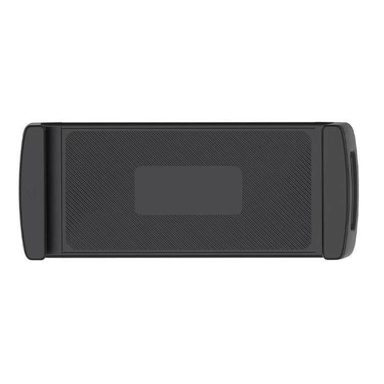Car back seat tablet/phone holder, retractable and adjustable, for car headrests.