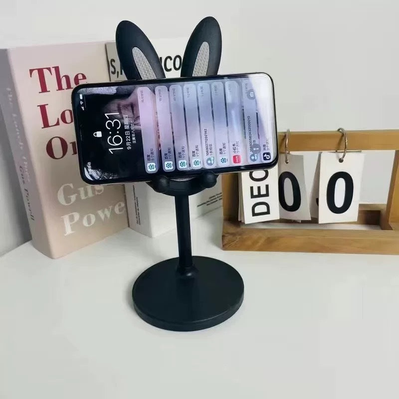 Cross-border Little Rabbit Phone Stand Desktop Creative Lift-and-Extend Selfie Live Stream Lazy Tablet Phone Holder Wholesale