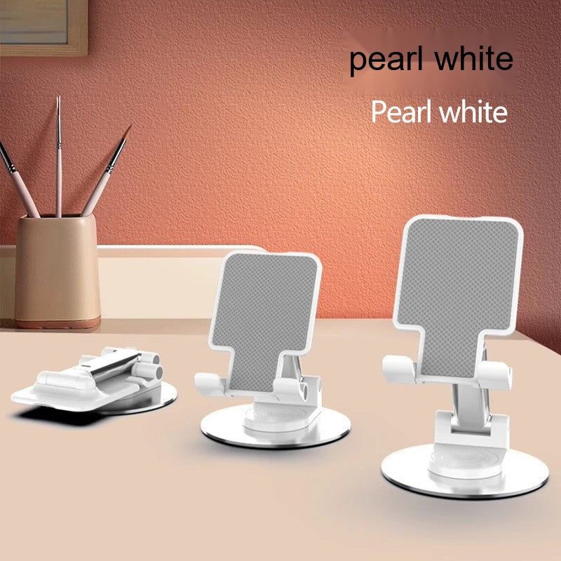 All-Metal Desktop Phone Stand, Multi-functional 360° Rotatable Foldable Lazy Phone/Tablet Universal Support Stand