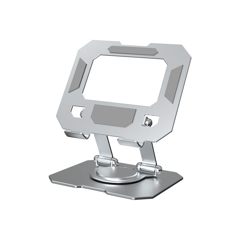 All-Metal Desktop Phone Stand, Multi-functional 360° Rotatable Foldable Lazy Phone/Tablet Universal Support Stand