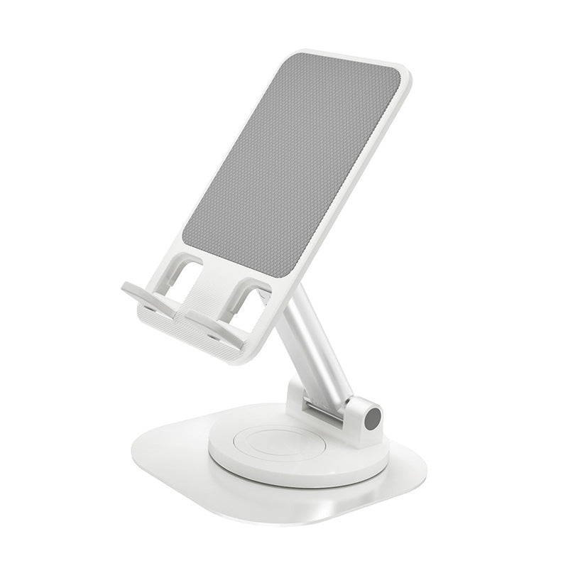 All-Metal Desktop Phone Stand, Multi-functional 360° Rotatable Foldable Lazy Phone/Tablet Universal Support Stand
