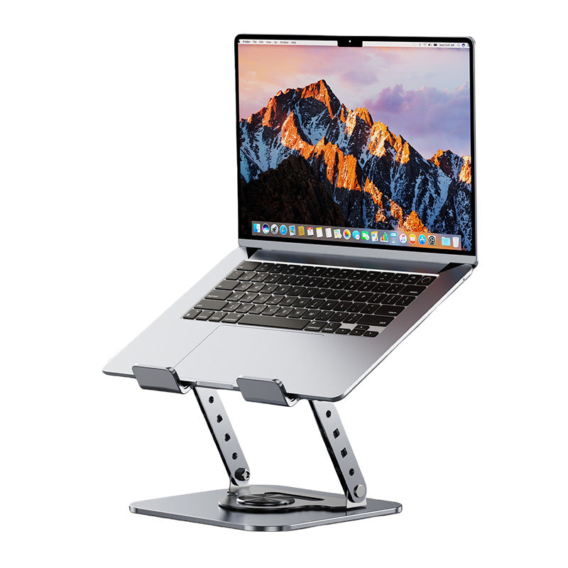 All-Metal Desktop Phone Stand, Multi-functional 360° Rotatable Foldable Lazy Phone/Tablet Universal Support Stand