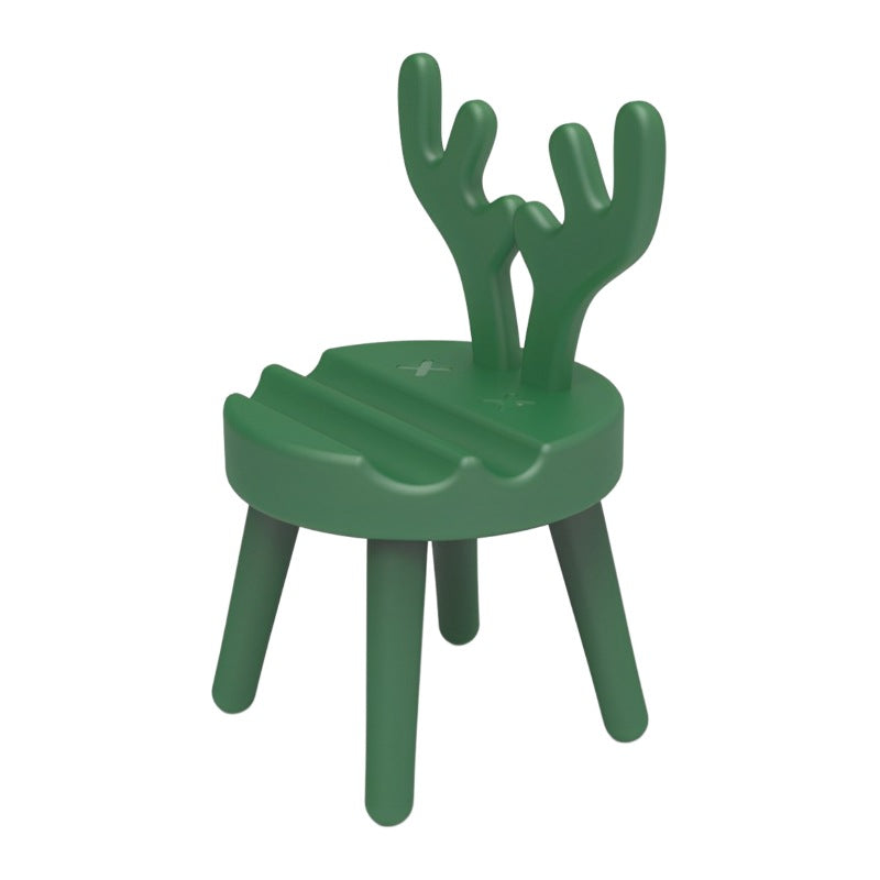 Factory Direct Sale Plastic Creative Promotional Gift Cartoon Chair Desktop Phone Holder Stand with Customizable Logo