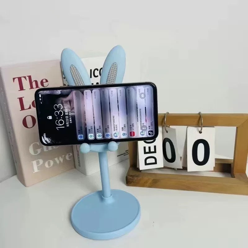 Cross-border Little Rabbit Phone Stand Desktop Creative Lift-and-Extend Selfie Live Stream Lazy Tablet Phone Holder Wholesale