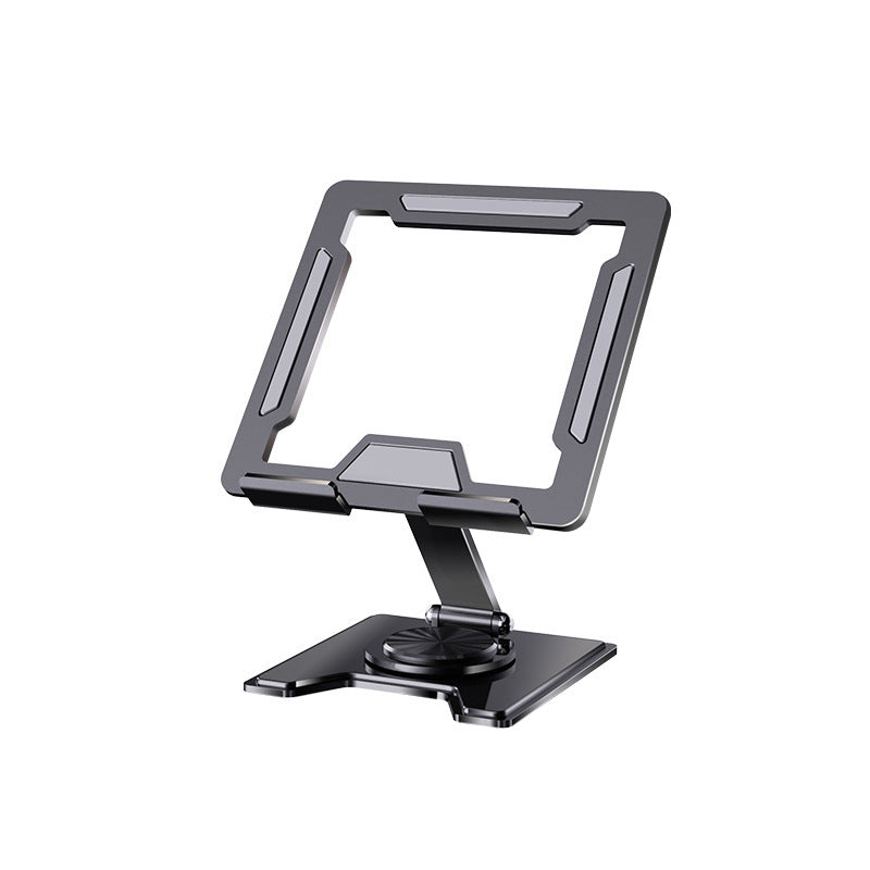 All-Metal Desktop Phone Stand, Multi-functional 360° Rotatable Foldable Lazy Phone/Tablet Universal Support Stand