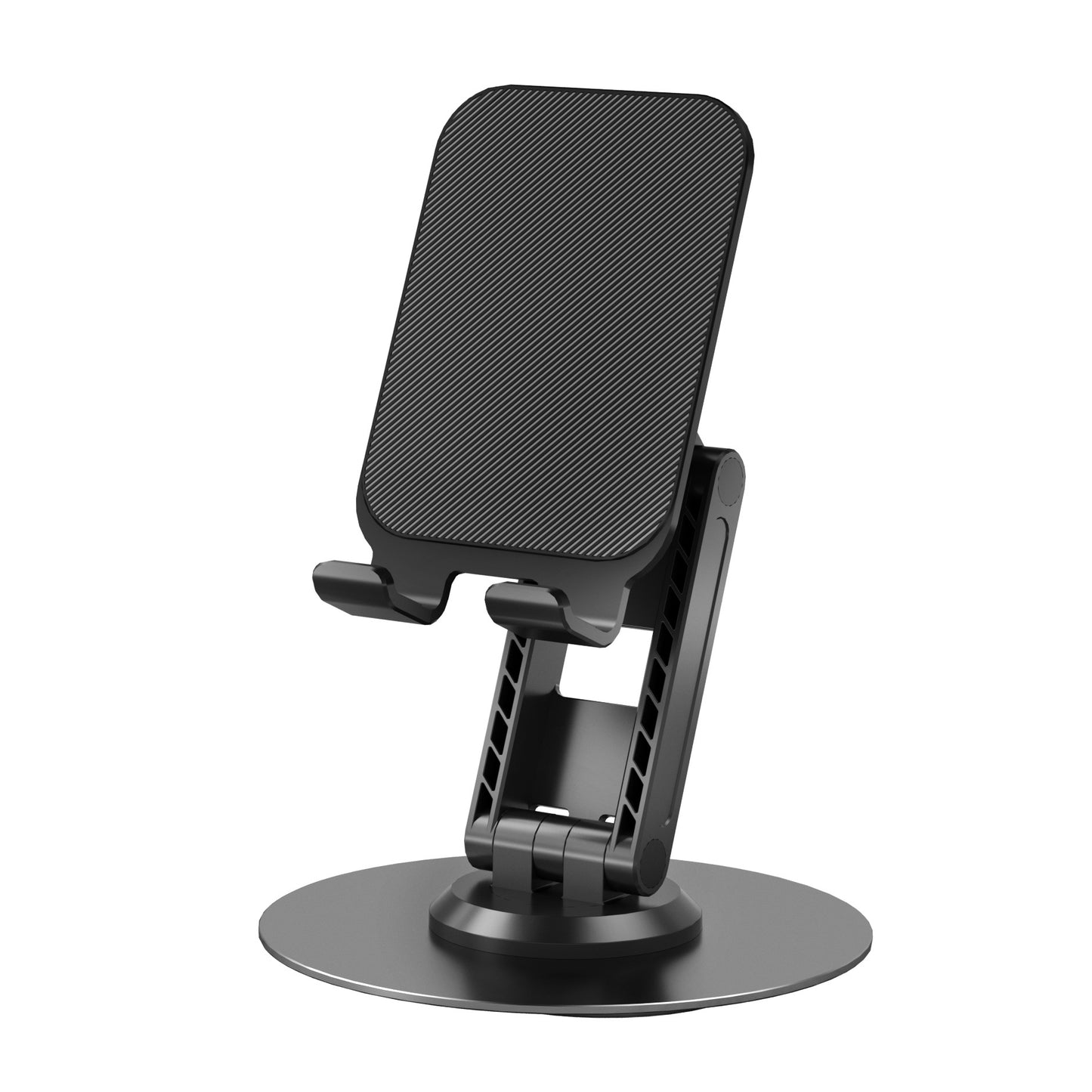 All-Metal Desktop Phone Stand, Multi-functional 360° Rotatable Foldable Lazy Phone/Tablet Universal Support Stand