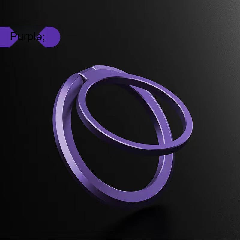 MagSafe Magnetic Ring Holder Phone Stand Magnetic Circle Back Sticker 360-Degree Rotating Desktop Magnetic Stand