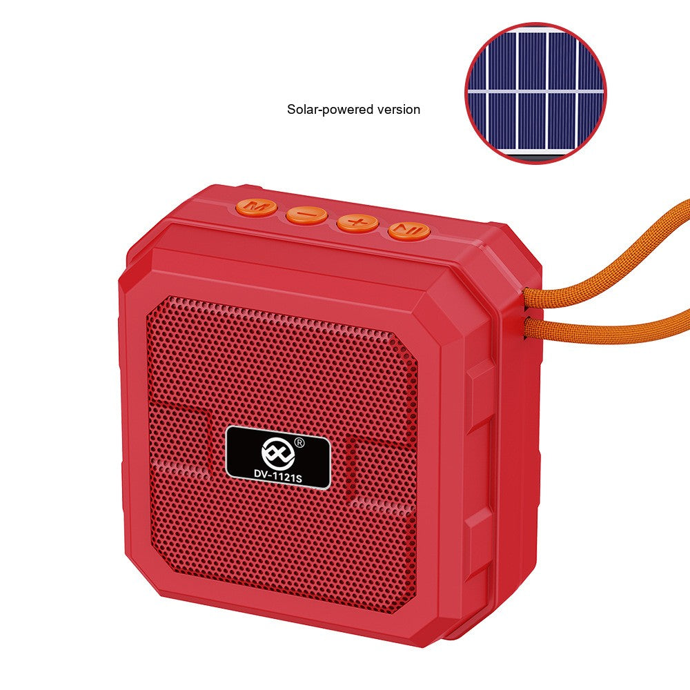 Cross-border Bluetooth Mini Speaker, Solar Powered Speaker, Wireless, Card Insert, Outdoor Audio, Small Solar Charging