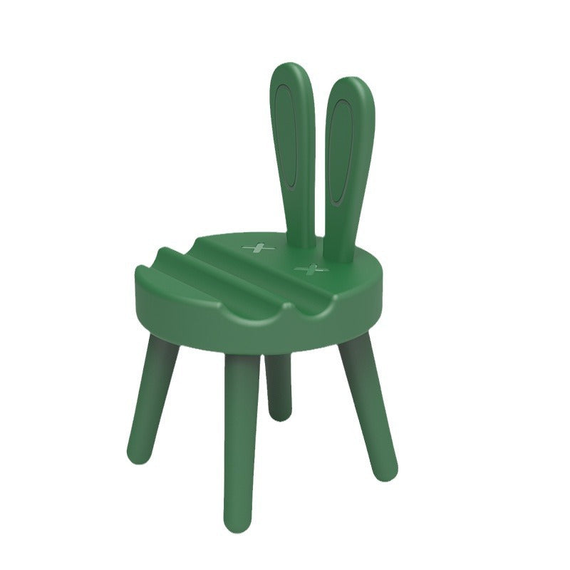 Factory Direct Sale Plastic Creative Promotional Gift Cartoon Chair Desktop Phone Holder Stand with Customizable Logo